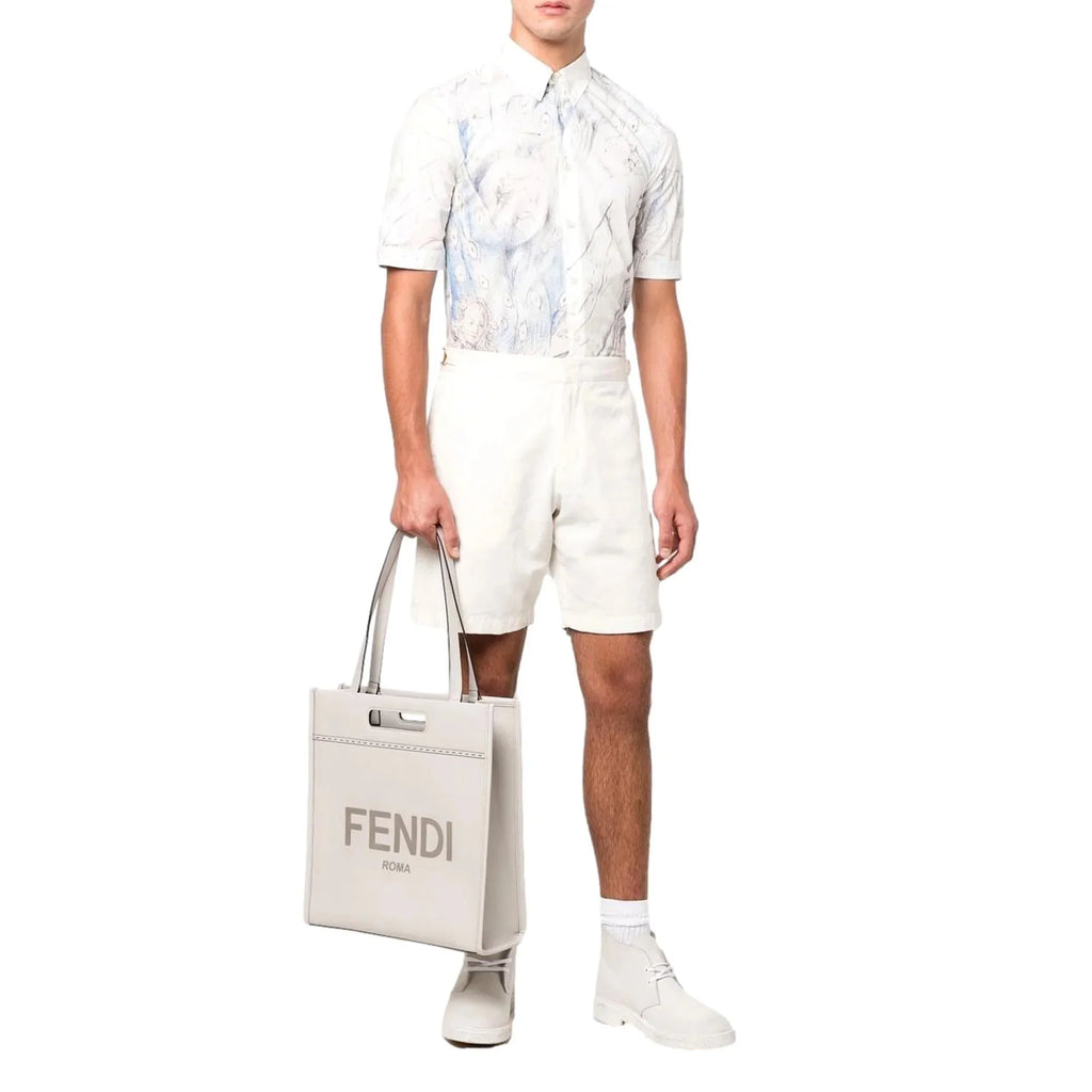 Calf Tote Ghiaia Leather Roma New Fendi Bag