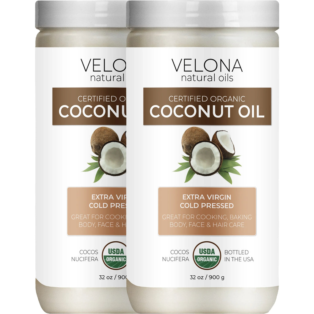 Extra Pressed Virgin Care Cosmetic Enjoy Extra Coconut Food - Body, Skin, Results USDA Hair Oil Use | | in Today | Virgin, and oz Certified Face, jar | - 64 Velona | Cold Organic Grade