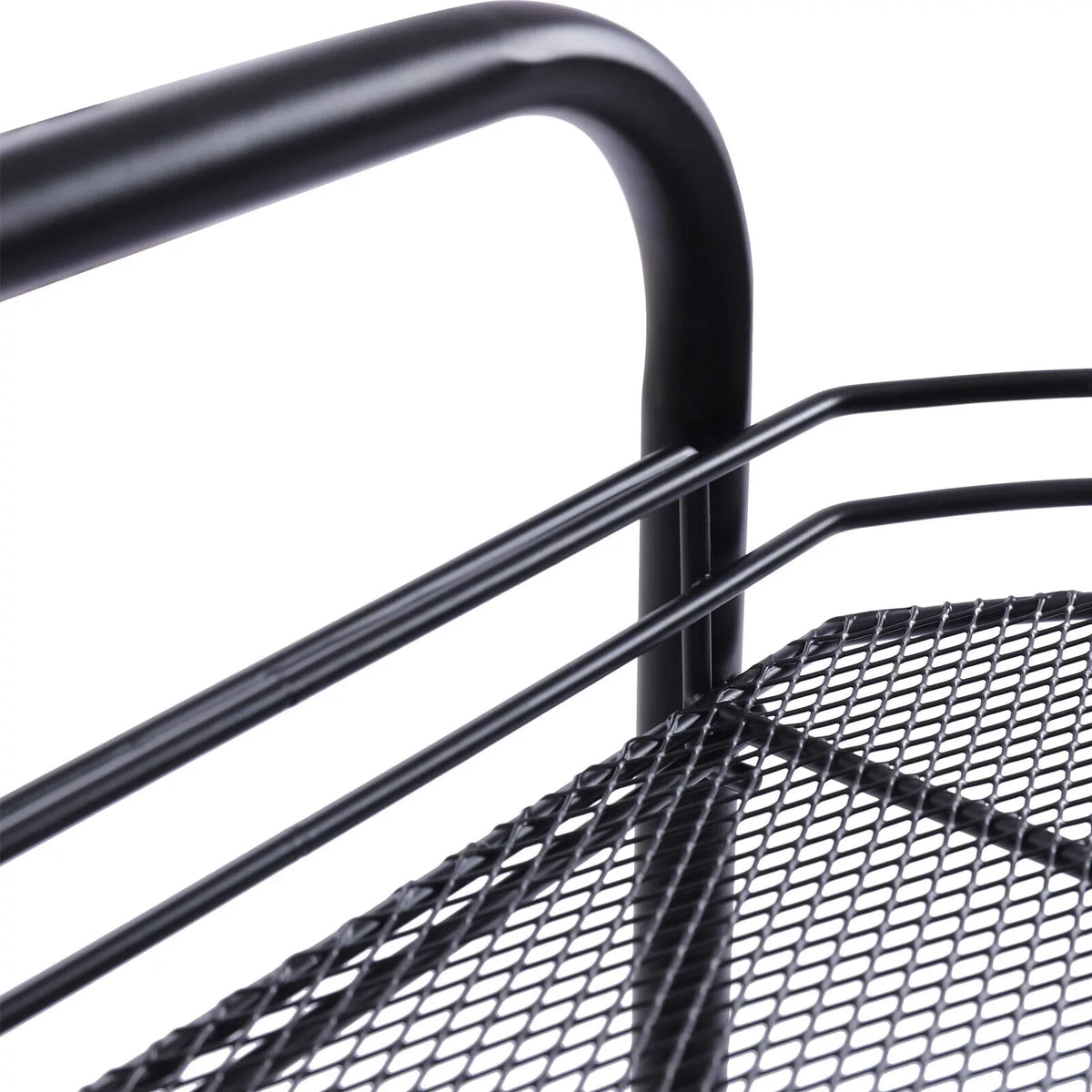 Metal with Storage Utility Trolley Black Carts Cart, Basket Rolling Storage Cart, Tier Kitchen 4 Art Organizer Wheels,