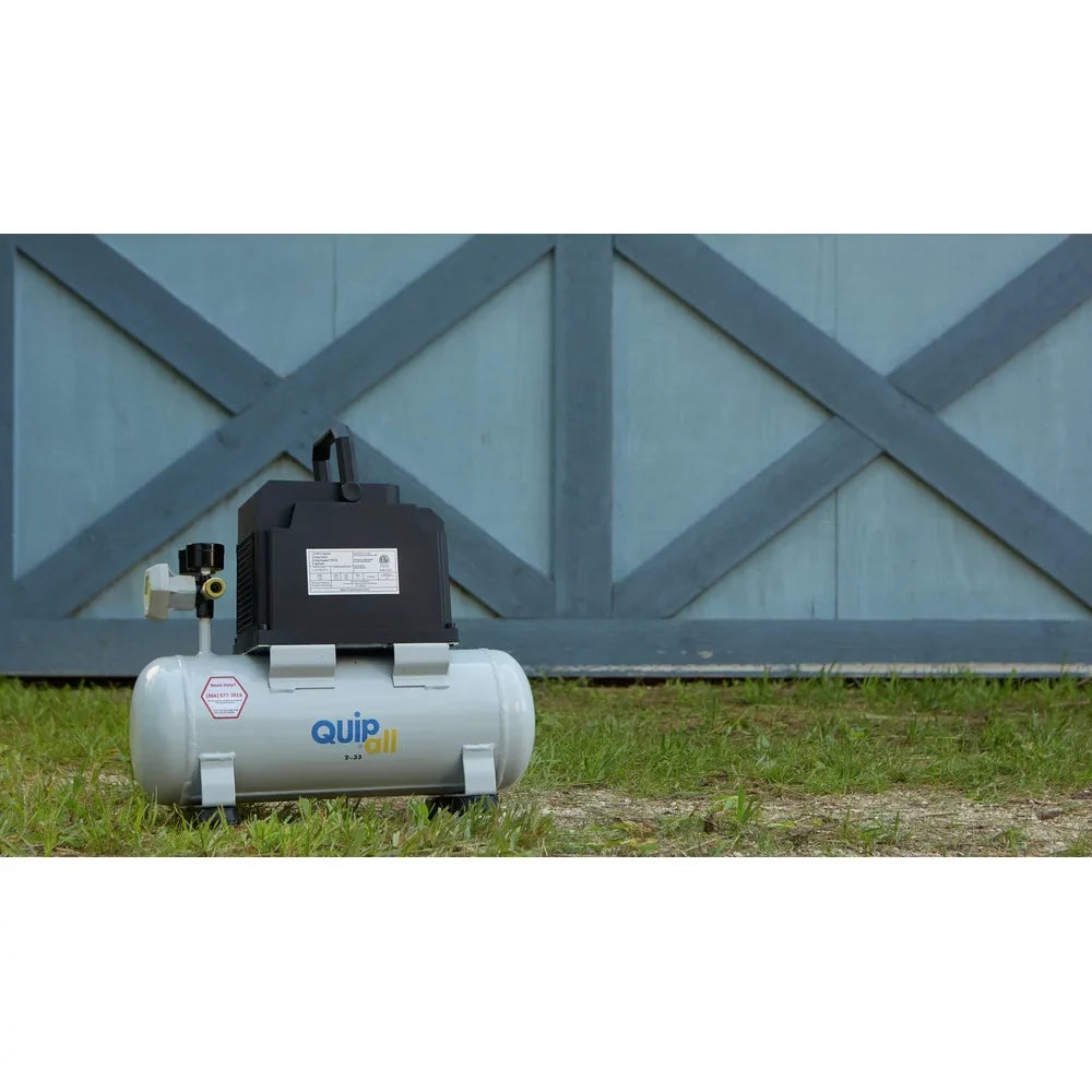 Compressor Gallon Hotdog 1/3 2 Quipall HP 2-.33 Oil-Free Air