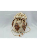 Women's Adjustable Emily Embellished Beige Shoulder Crochet Bag Strap Levine