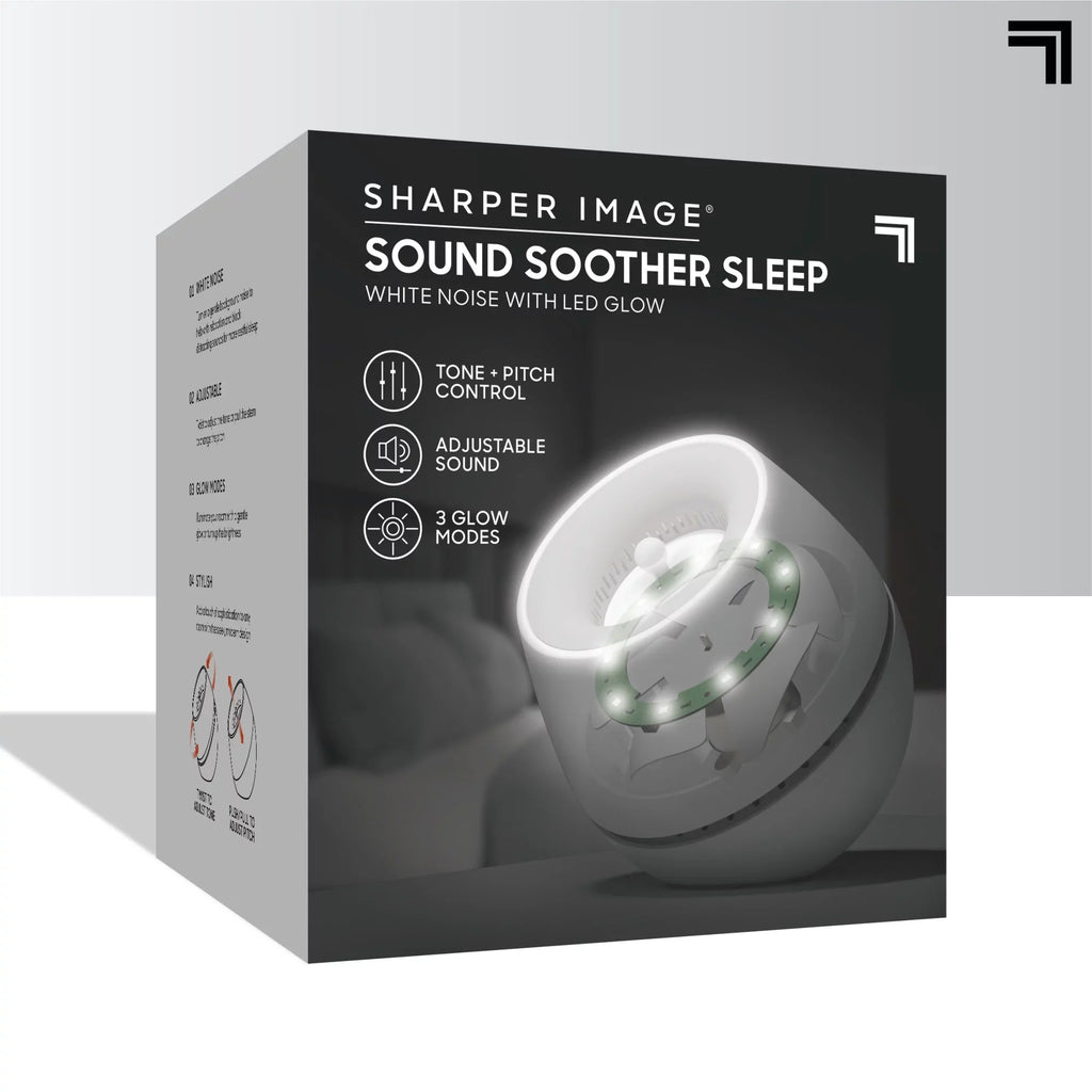 LED With Sharper Glow Image® White Noise Soother Wind, Machine Sound