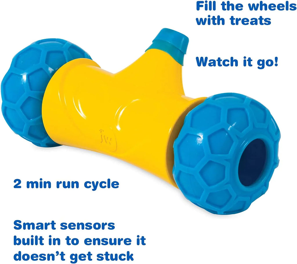 Dog Robo Rolling Treat Bone JW Toy Auto