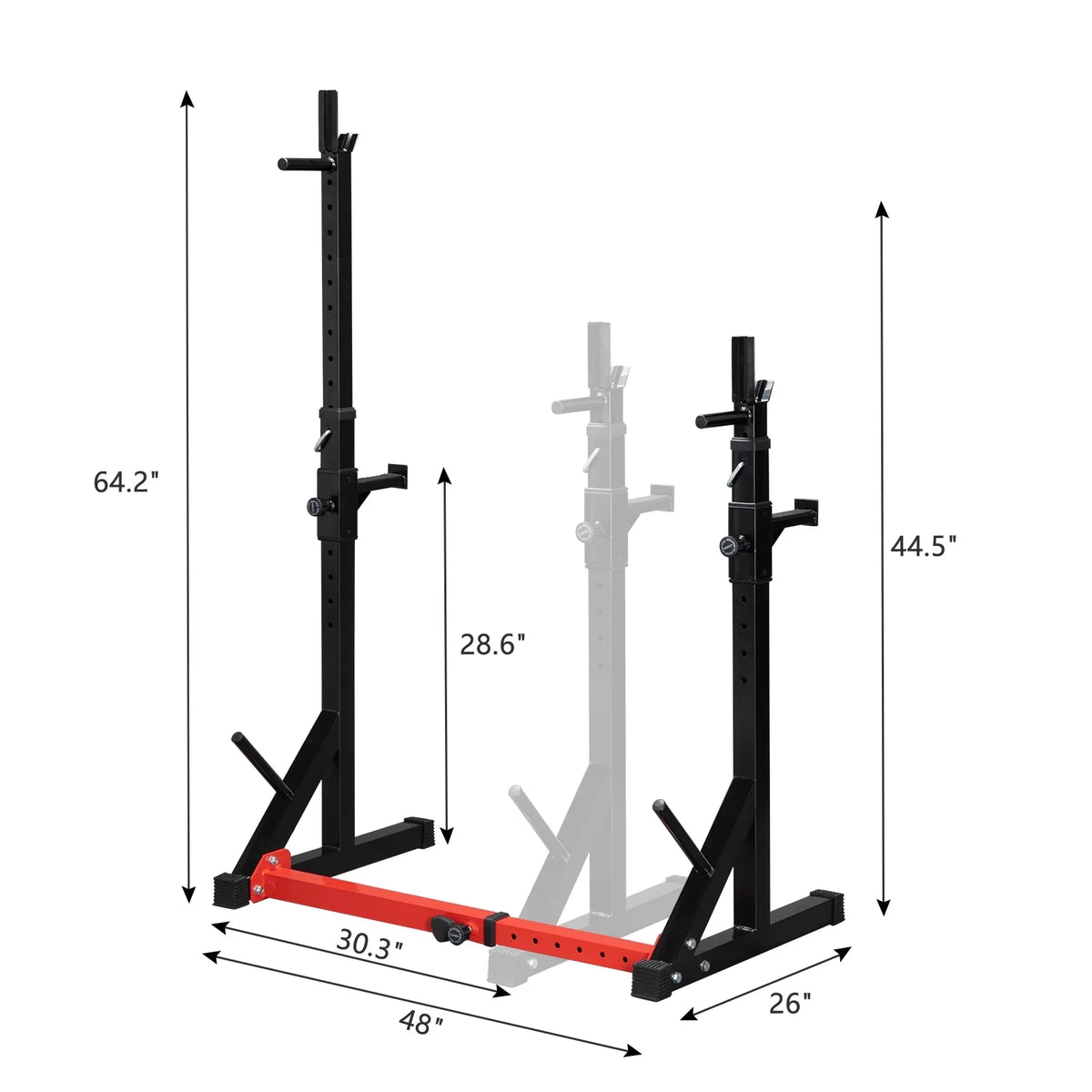 Press Multi-function Adjustable Home Indoor Stand Kmowoo Fitness Barbell Trainer Squat Bench