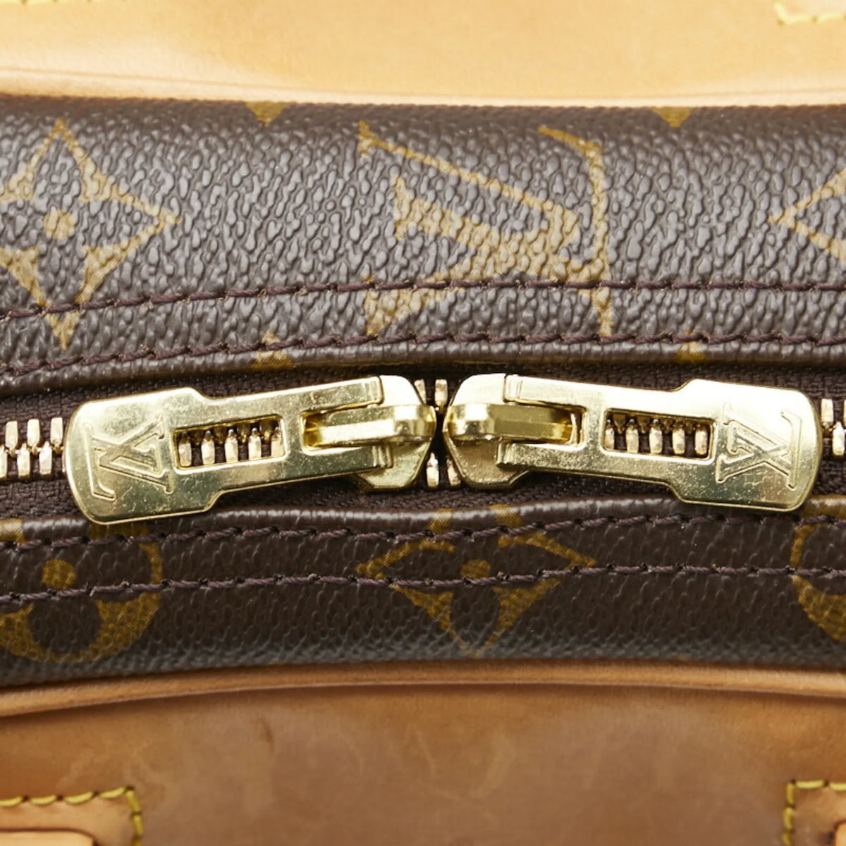 M41450 Handbag Excursion Brown Louis VUITTON Leather (Good) Vuitton LOUIS Women's Monogram PVC Pre-Owned