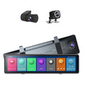 Rearview 2.5k 12in Car Rearview Dash Mirror Bt Video Clear Car Mirror Car Car Touched Clear Cameras Andoer Car Cam Bt Mirror 2.5k Camera 12in Bt Dash Screen Cam 2.5k Camera,3 Screen Car 2.5k