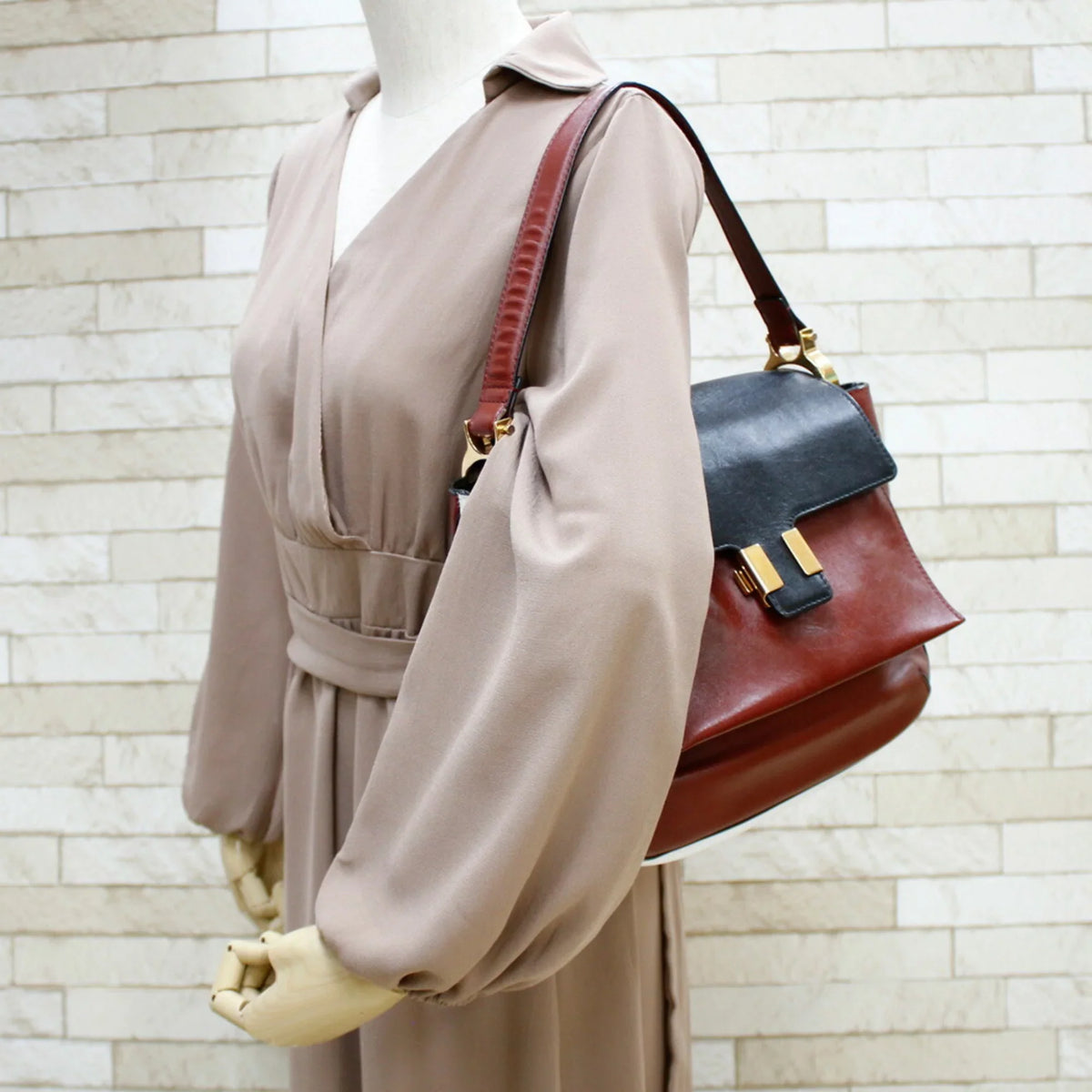 Leather Brown Chloe (Good) Pre-Owned Chloé Women's Bag Shoulder