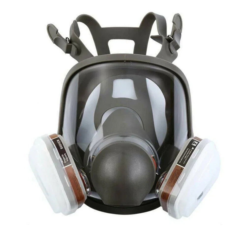 Set Face Mask Spraying for 6800 Respirator Painting Gas Full Facepiece w/Filters