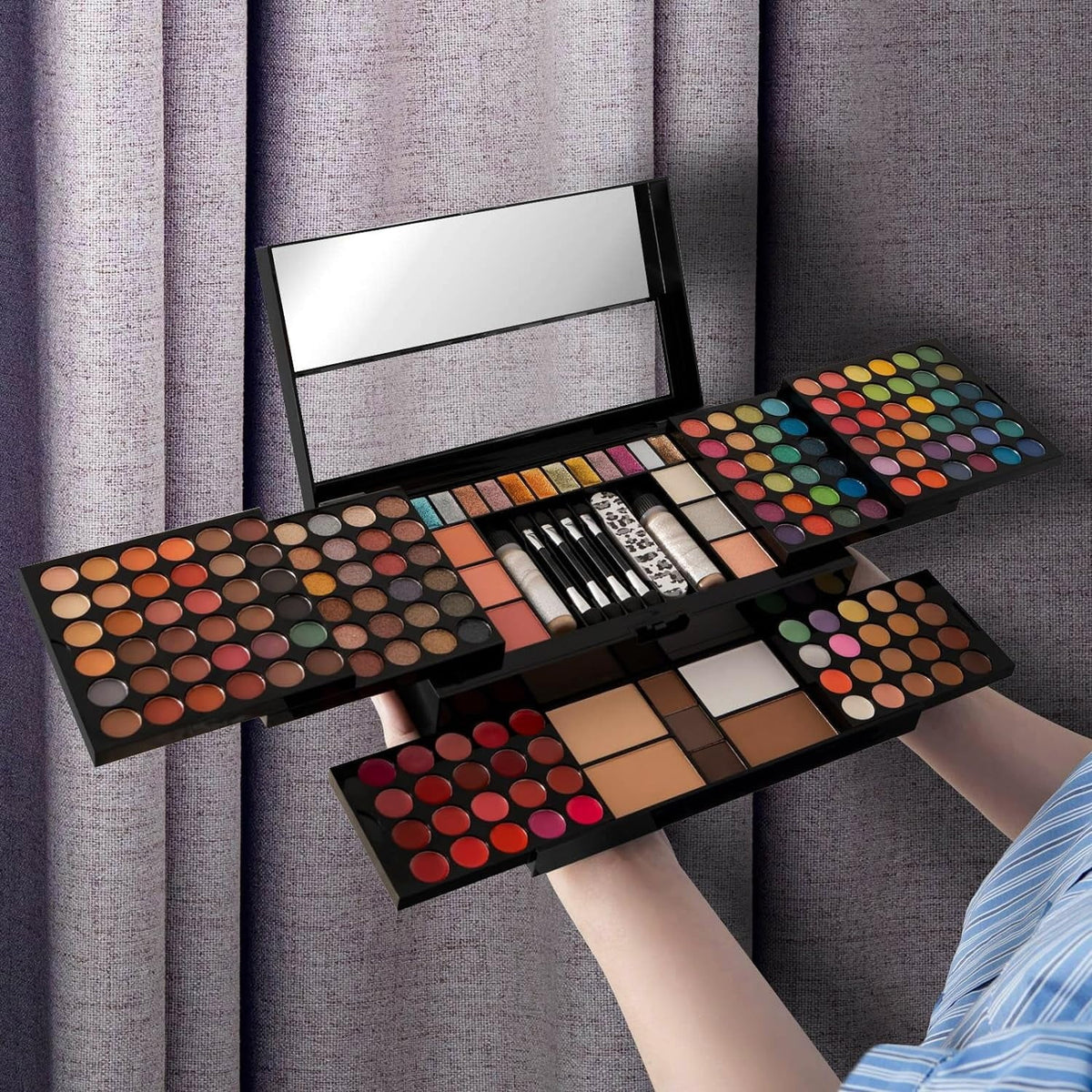 in Girls Gift - Kit,Makeup Makeup Set MISS Combination,All 187 Professional Sets for for One Makeup Makeup Kits Colors Kit Women Women ROSE Full