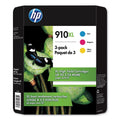 Cartridges - Ink HP 910XL 3 Yellow, (3YM86BN) Magenta, Cyan, Cartridges