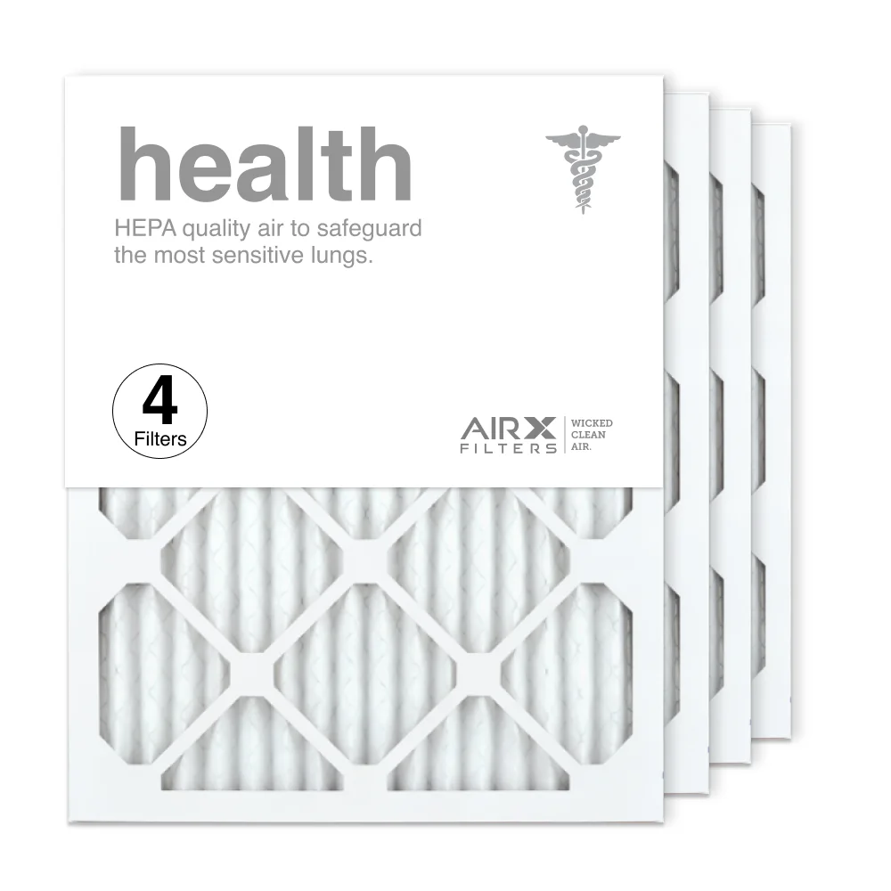 AC Air in Air Filters Health Pleated USA the 4-Pack Filter HVAC MERV 16x20x1 Furnace Made 13 AIRx Filter,