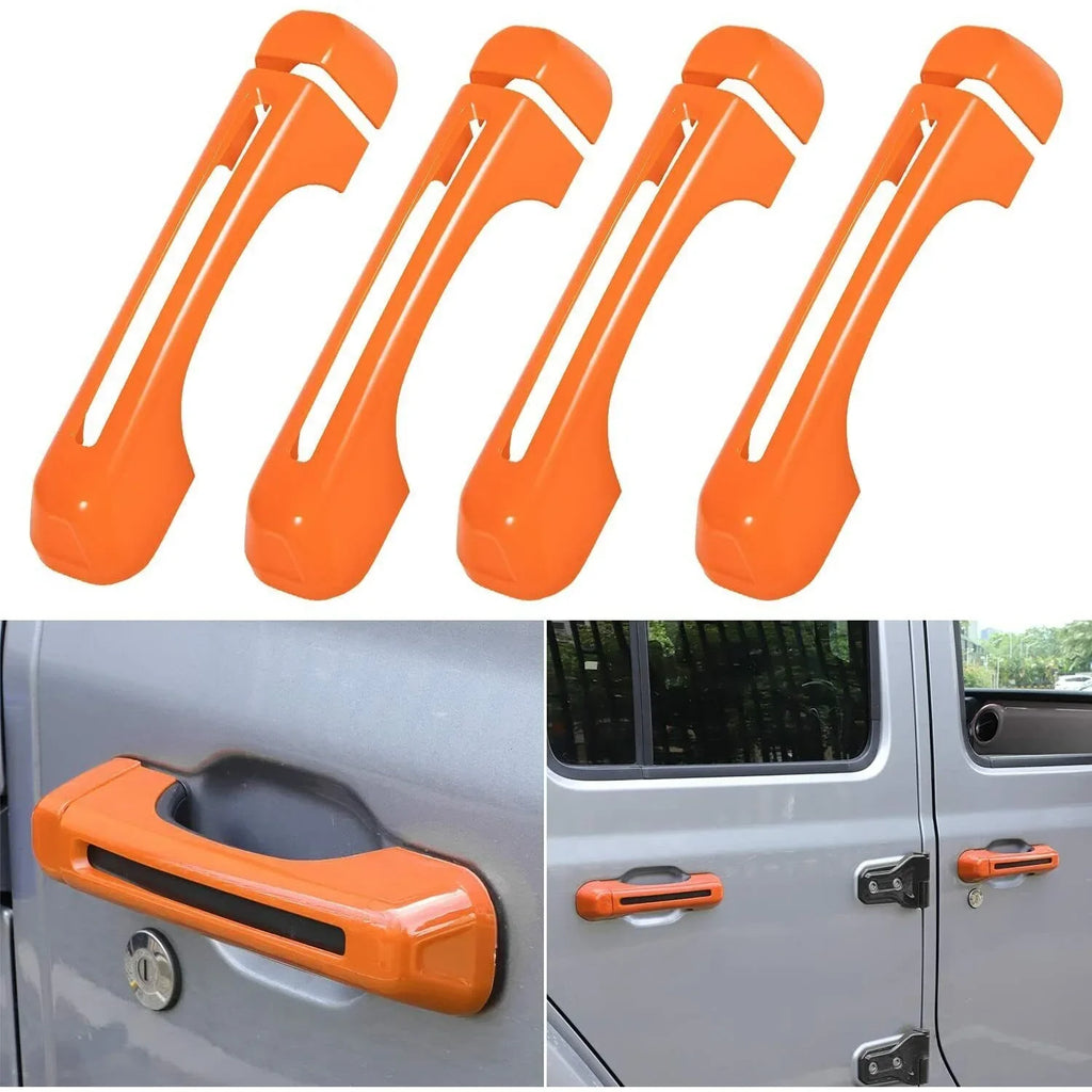 Tailgate 4Door JLU Handle & Door 10X Cover Trim Teledu