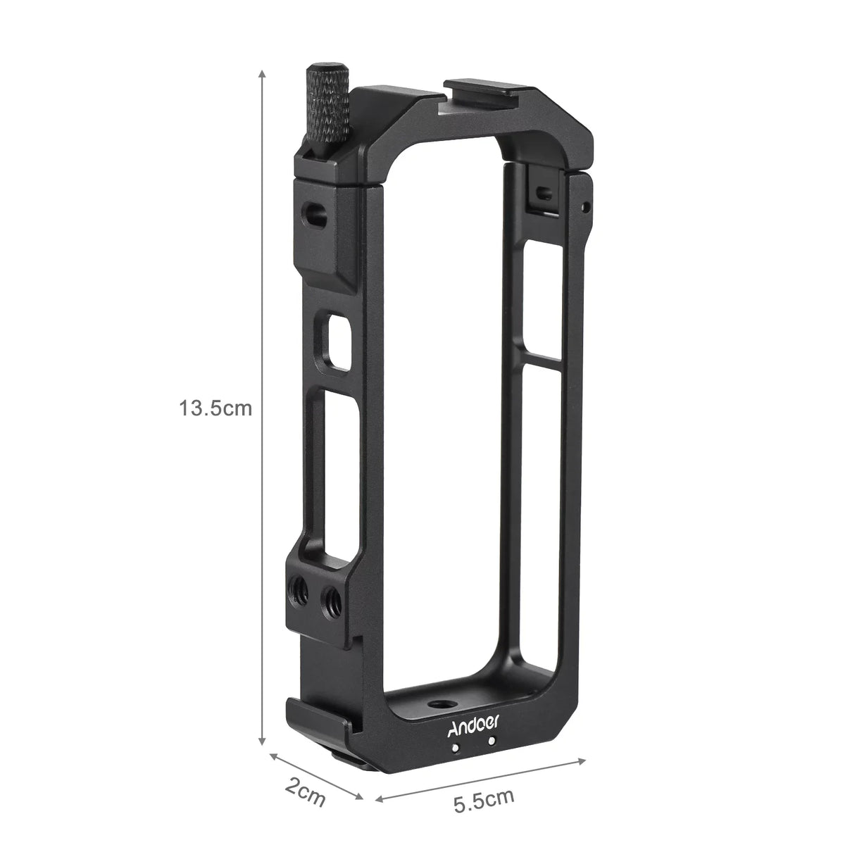 Mounts, Features Accessories, Suitable Cage Alloy Vlog Aluminum Panoramic Frame, - Cold Dual Shoe Andoer X3 Camera Metal Insta360 Video Protective for