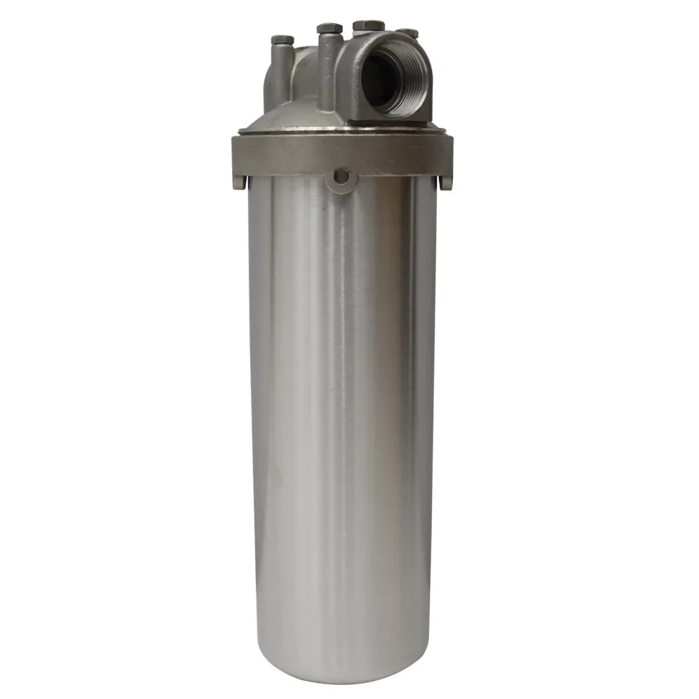 PreAsion Housing Filter for Pressure Bracket with Water 1"NPT 10"L Cartridges Heavy-duty