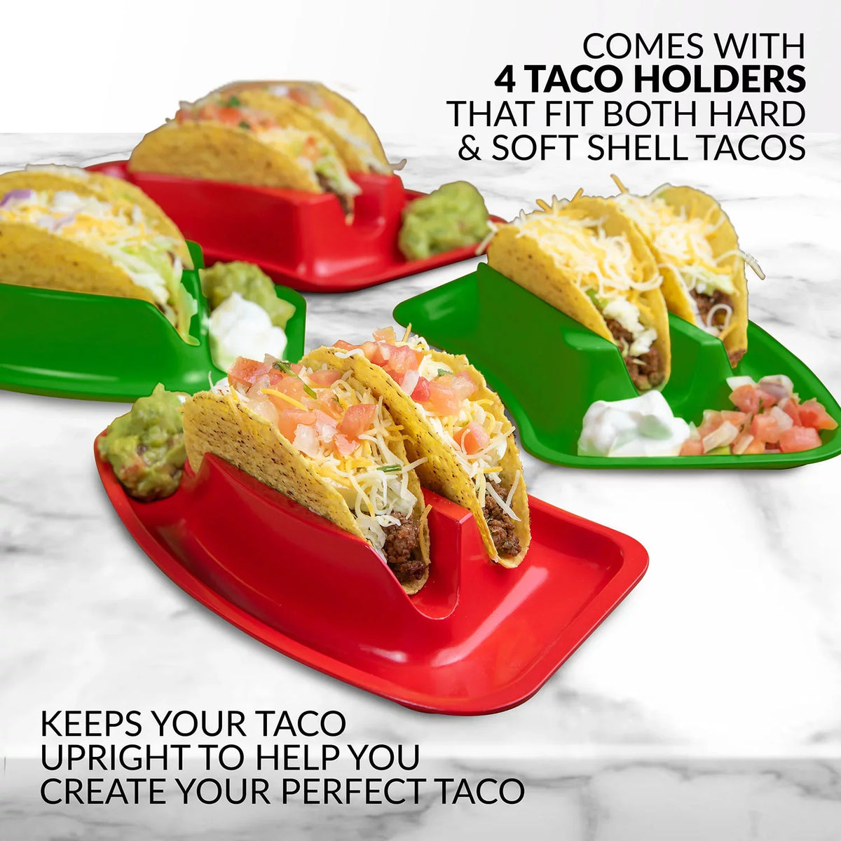 Pot, Holders Taco 20-Oz. Warming Taco Lazy Includes 4 Bar Susan TTLSTB10 Taco Tuesday with