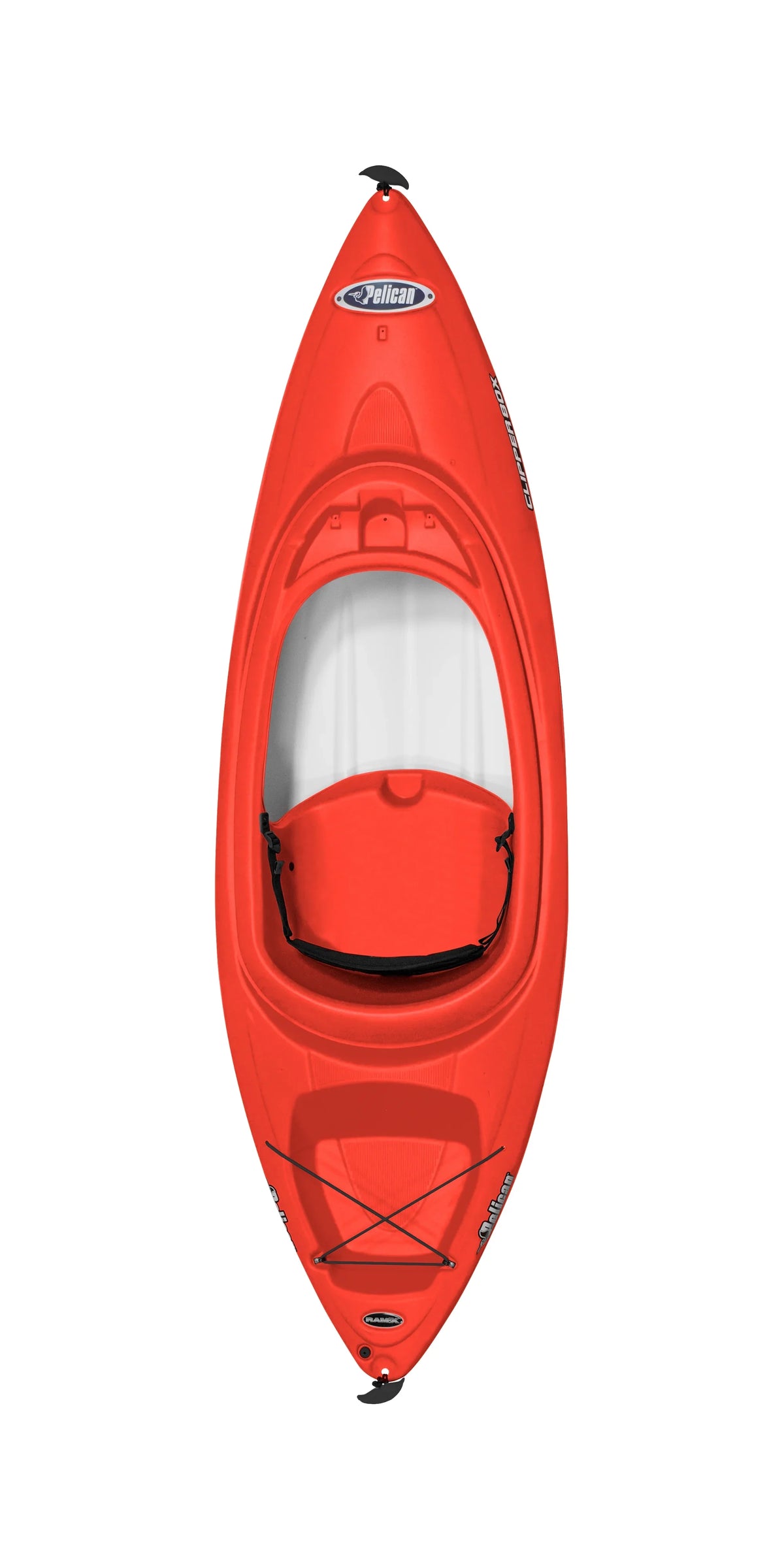 Recreational 8ft & Pelican & Royal Clipper - Person with Sit-in Paddle One Red Kayak- 80X - Blue