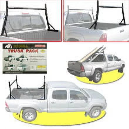 Generic for Lumber Pickup Holder Steel Bed Adjustable Truck Ladder Cargo Rack
