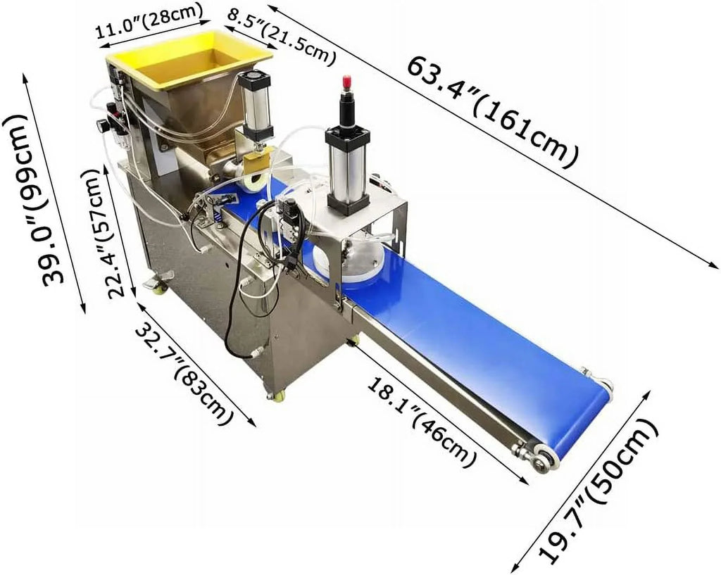 Pastry and Pizza 110V Dough Full-automatic Dough PreAsion Machine Press Divider Cake