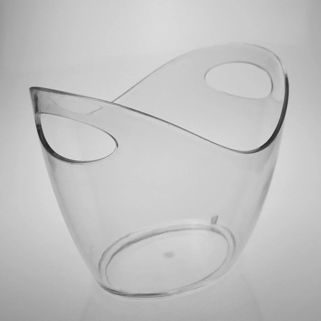 Bucket Bucket Chiller Tubs for Bucket Cocktail Clear Parties Bar Beverage L) Drinking for for Beer for Acrylic Ice Cooling or Champagne (4