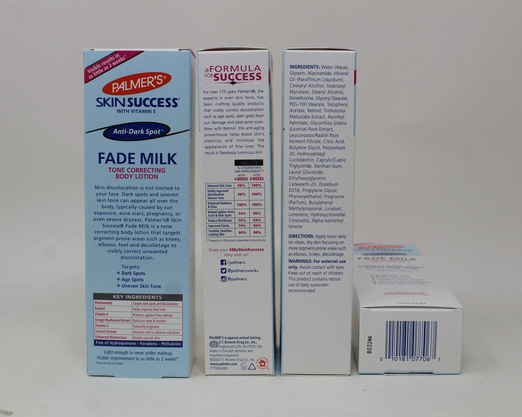 8.50 Palmer's Fade Skin Success Lotion oz Eventone of 6) (Pack Milk