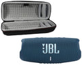 Waterproof with Protective 5 Speaker, Deluxe CCI Hardshell Bluetooth (Blue) Case Bundle JBL Charge IP67