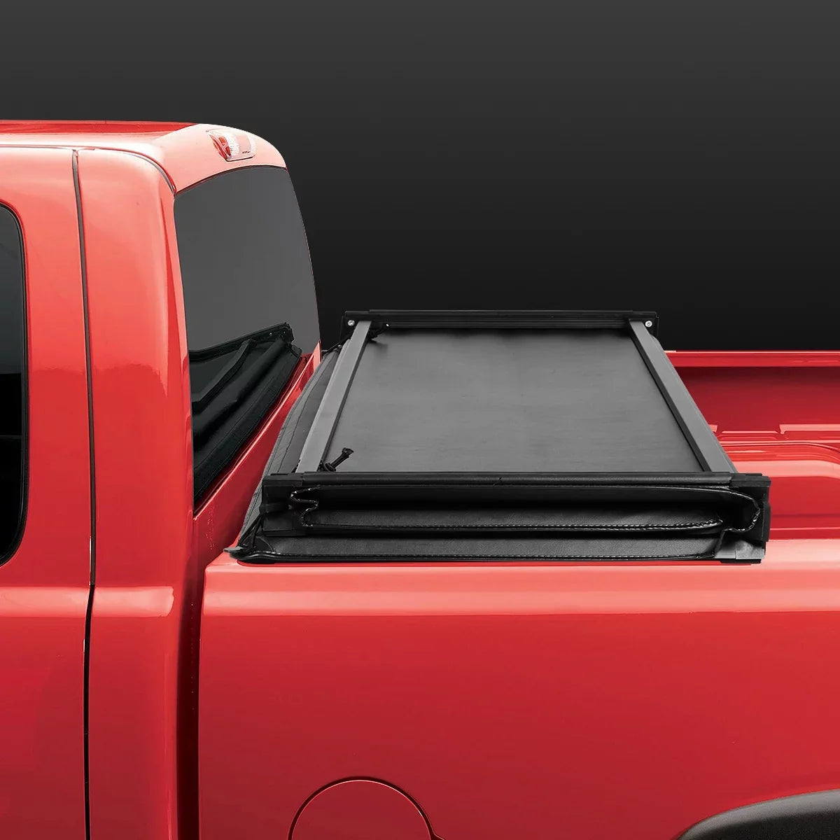 2012 to 07 TTC-TRISOFT-042 Soft 08 Trunk 11 DNA 10 Tonneau Chevy Tri-Fold 5'3" Fleetside Motoring Cover Adjustable Colorado 06 GMC For 05 09 Canyon 2004 Bed