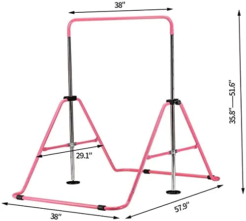 Tumbling Gymnastics Horizontal Junior Monkey Bar Height Kids, Bar, Folding Bars for Adjustable Wesfital Training Bars, Home Bars Gymnastics