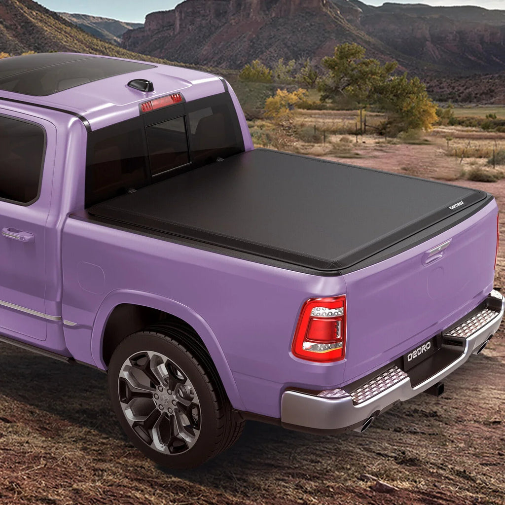 2020-2023 JT Gladiator Truck Bed for Ledkingdomus Feet 5 Top Tonneau Jeep on Cover Tri-fold Soft