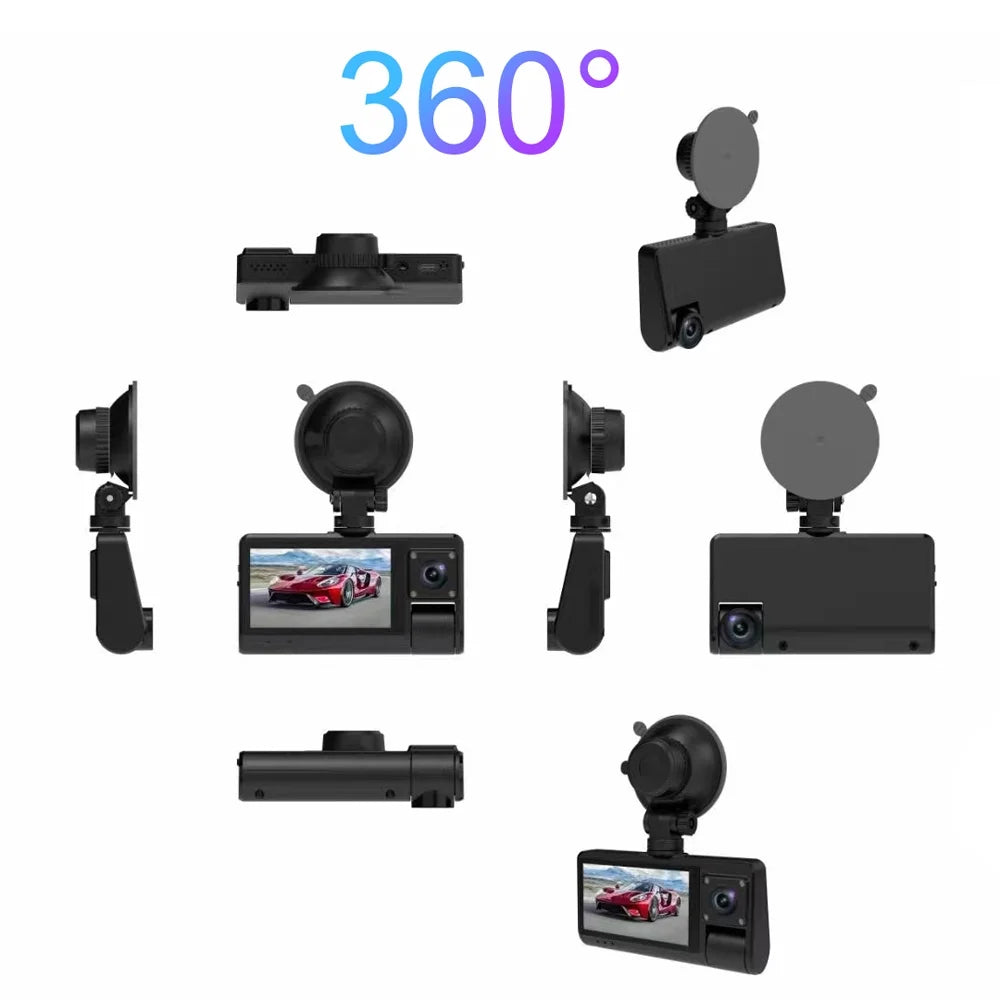 Video Cam, Safety for Dcenta Screen Auto WIFI Car Touched with Camcorder Mirror, Interconnection Recording Enhanced Dash