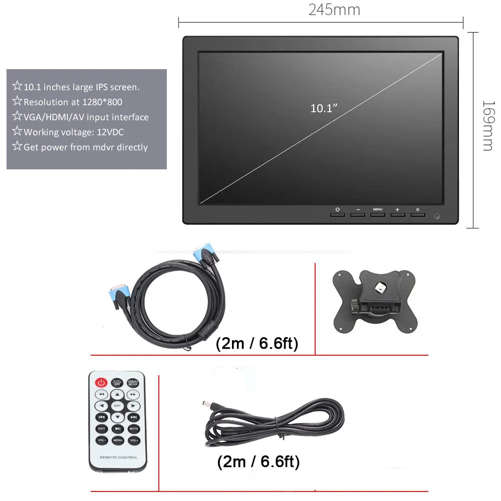 Mini MDVR Large HD Angle Car JOINLGO Mobile Camera System View for Car Recorder Screen Cameras Remote DVR 1080P on with Phone Video Backup WiFi PC DVR Vehicle GPS Truck/RV/Bus 4G 8-CH Monitor AHD 10"