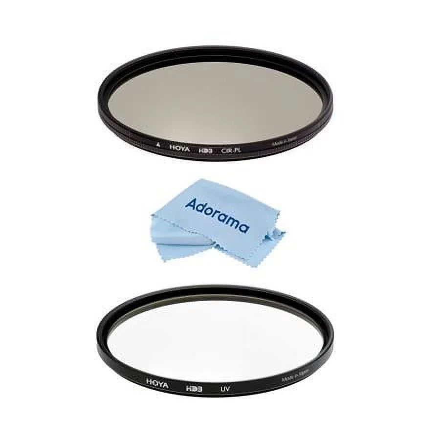 Circular Microfiber Polarizer Filter - UV Cloth With and HD3 67mm Kit