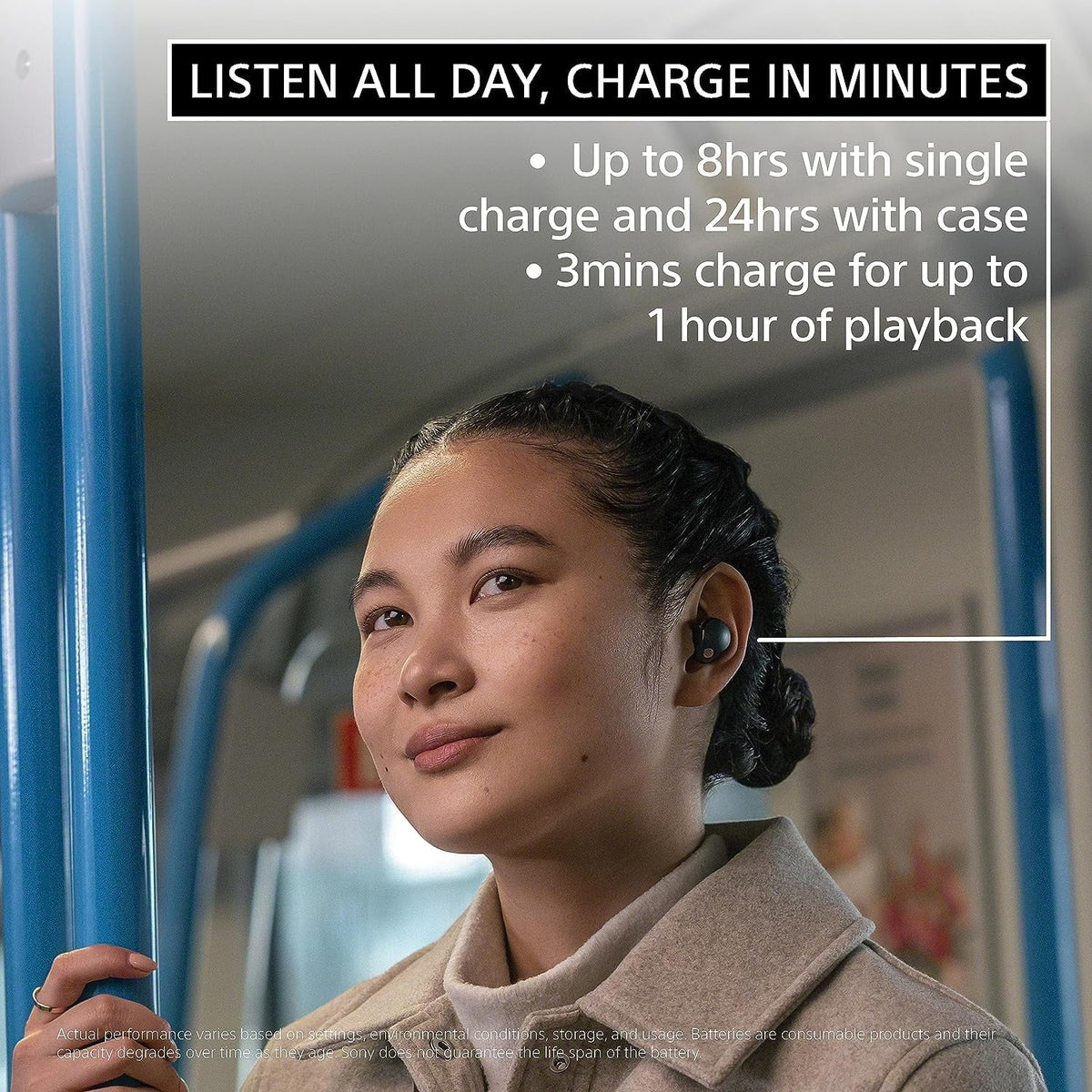 by WF-1000XM5-BLACK Sony an Protect Canceling Year 2 (2023) Coverage Noise High-Res Earbuds with Epic Wireless Additional