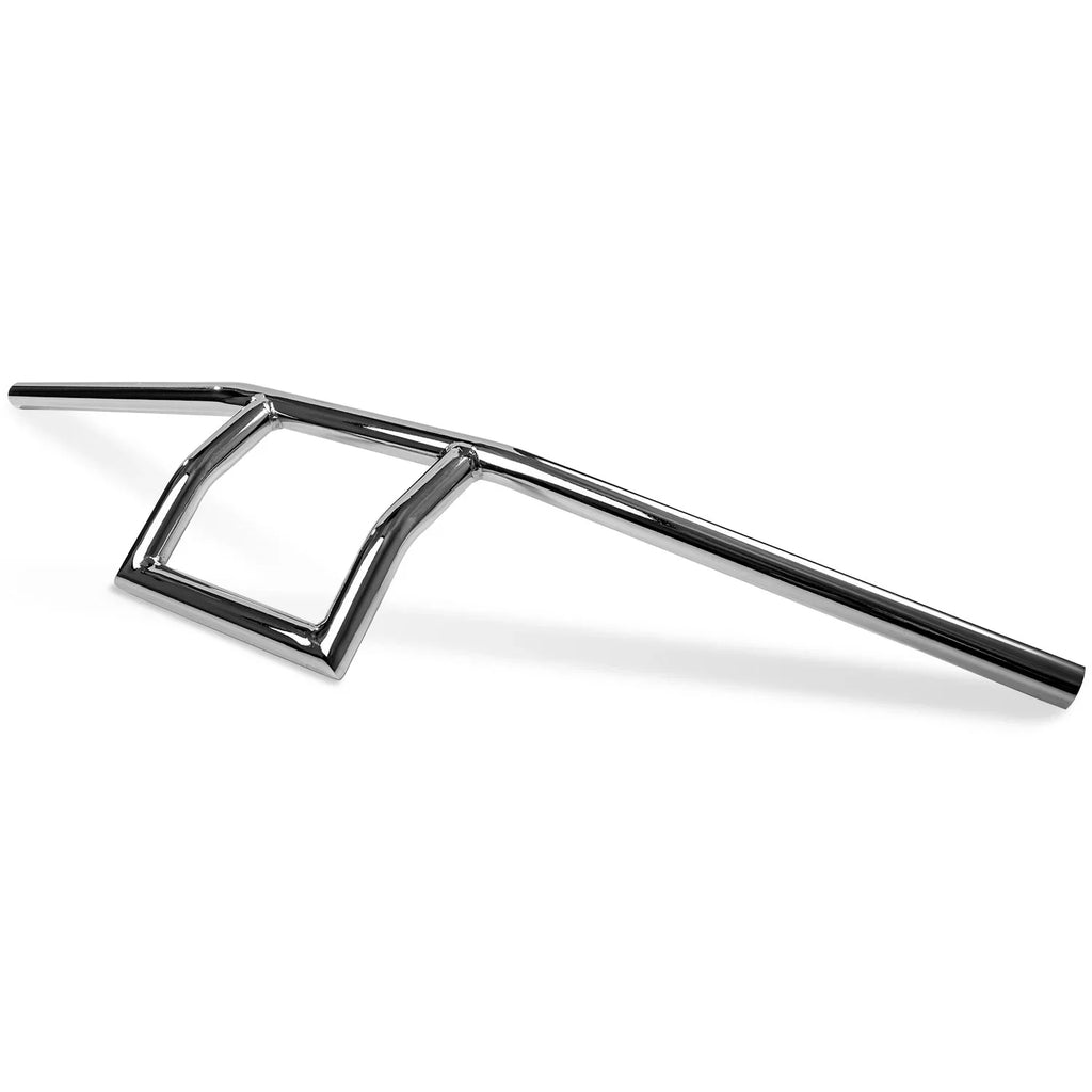 Krator Motorcycle Style Handlebar Chrome with Box FZR Window 1" Compatible 400 Yamaha 750 600 Attack 1000