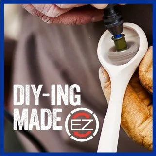 EZ Polish, Accessory Drum Cut, Mandrels 70-Piece to Storage Rotary Sand Tool and Dremel Accessory for All-Purpose Clean, Faster and EZ EZ725 Accessories EZ-Lock Kit, Changes,