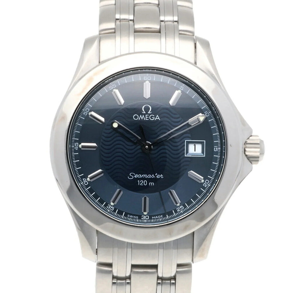 Steel Watch OMEGA Men's Quartz Omega Seamaster 120M (Good) Pre-Owned 2581.80 Stainless
