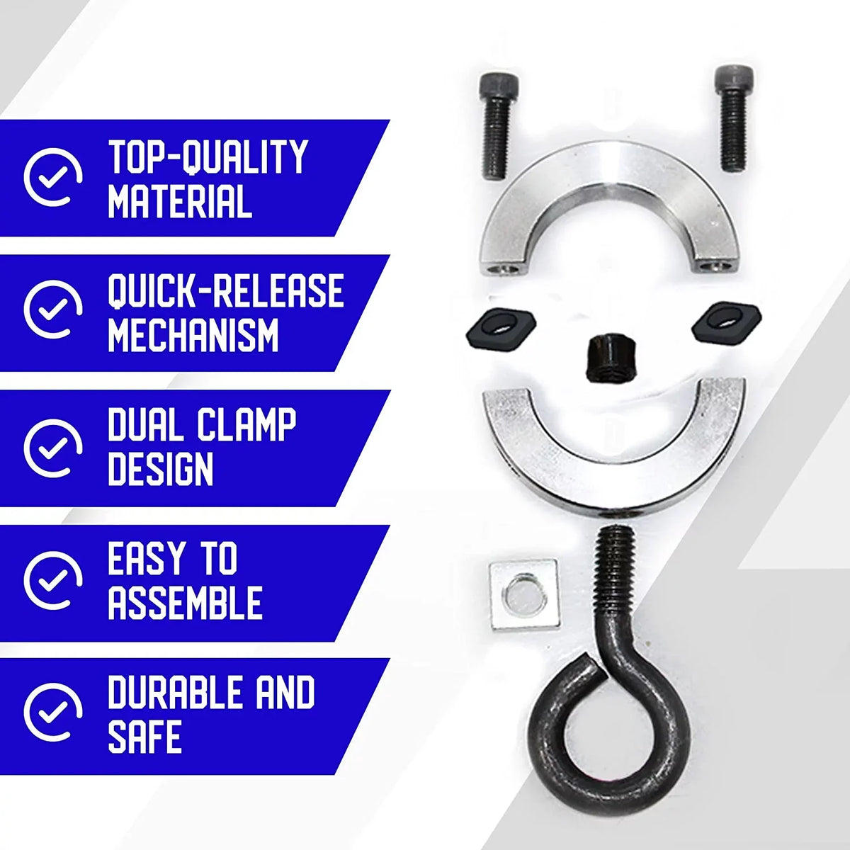 EASY ChainBeast, Chains and Resistance to ALLN-1 Bands F2 for Innovative Barbell Resistance Weight Attach