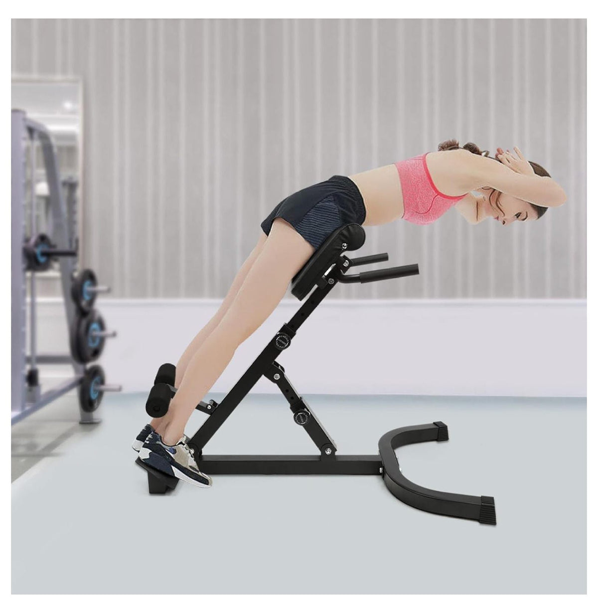 Workout Bench Bench, Back, Multi-functional Height with Chair and Back Adjustable Hyperextension Extension