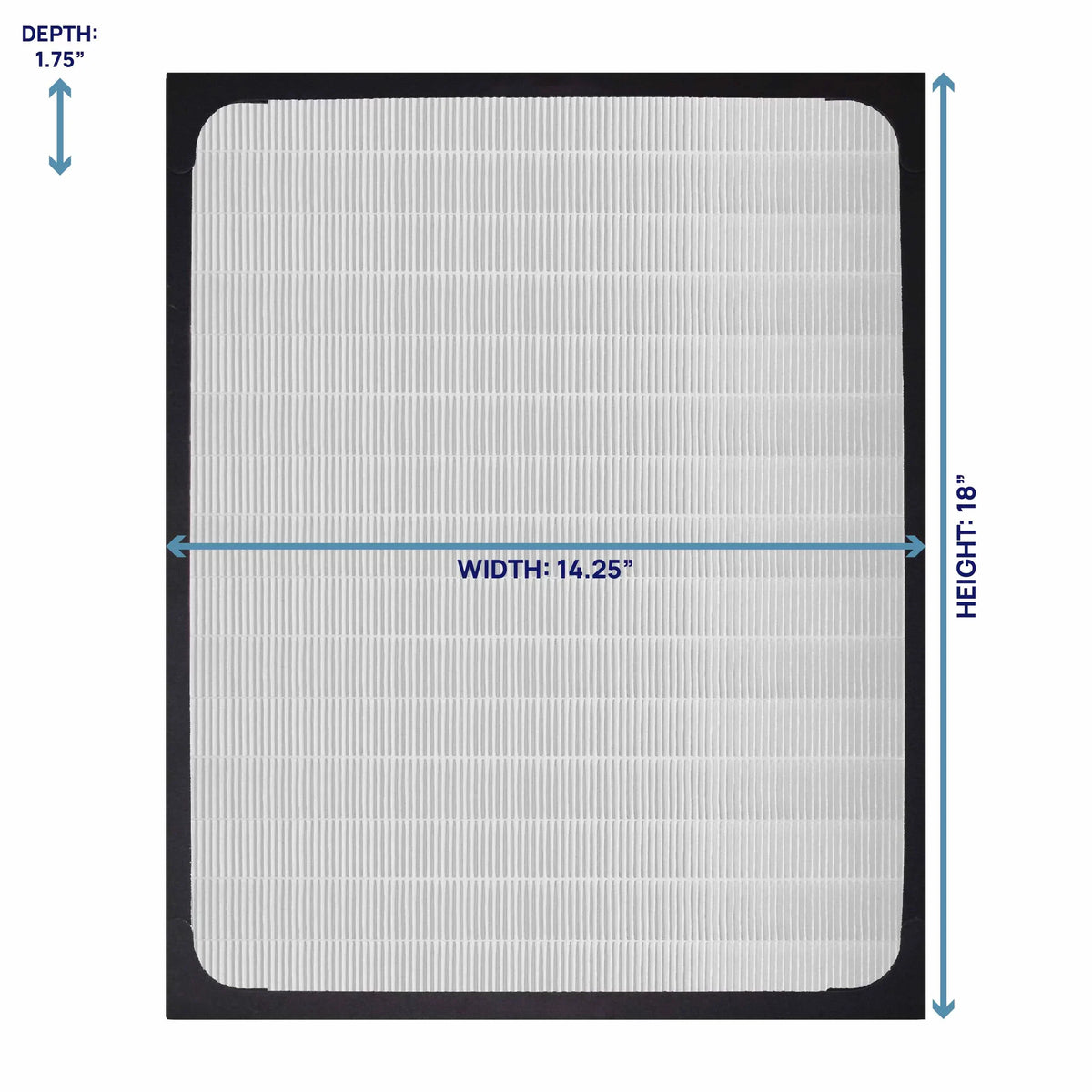 Filter Bros Classic 280i, For HEPA 200/300 Filter 203, 270E, Particle BLUEAIR Classic Slim 205, Series BA-200 Compatible Replacement With
