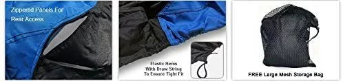 from More! Covers Trailerable Includes Blue/Black and Ski Trailer - Storage and - Jet FZR Sun, Runner - Wave Protects Yamaha Rays, All UV 2009-2016 for Weather Color Weatherproof Bag Straps Rain, -
