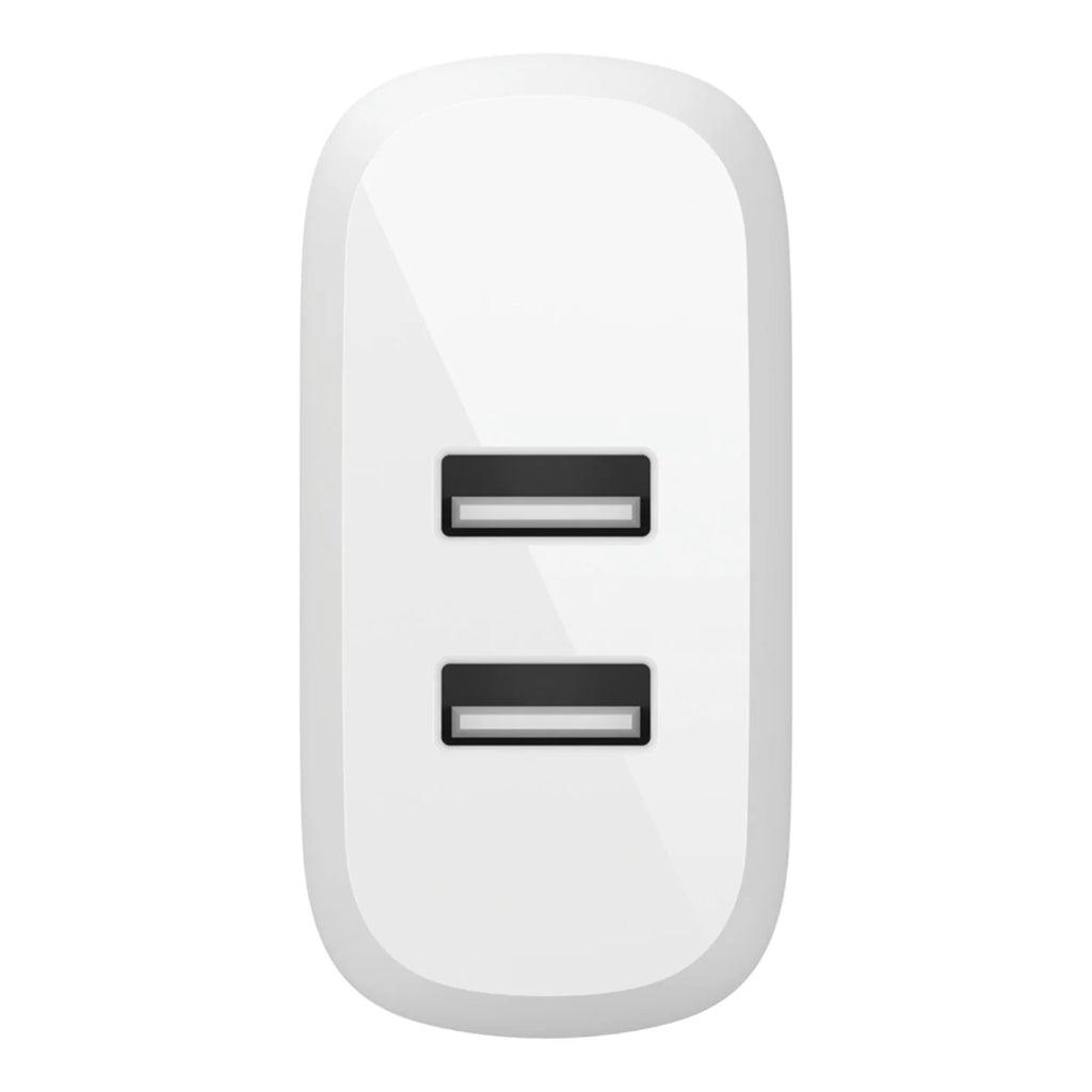 Charger - + Cable Belkin for White 8-Pin USB Wall (24W) Dual iPhone