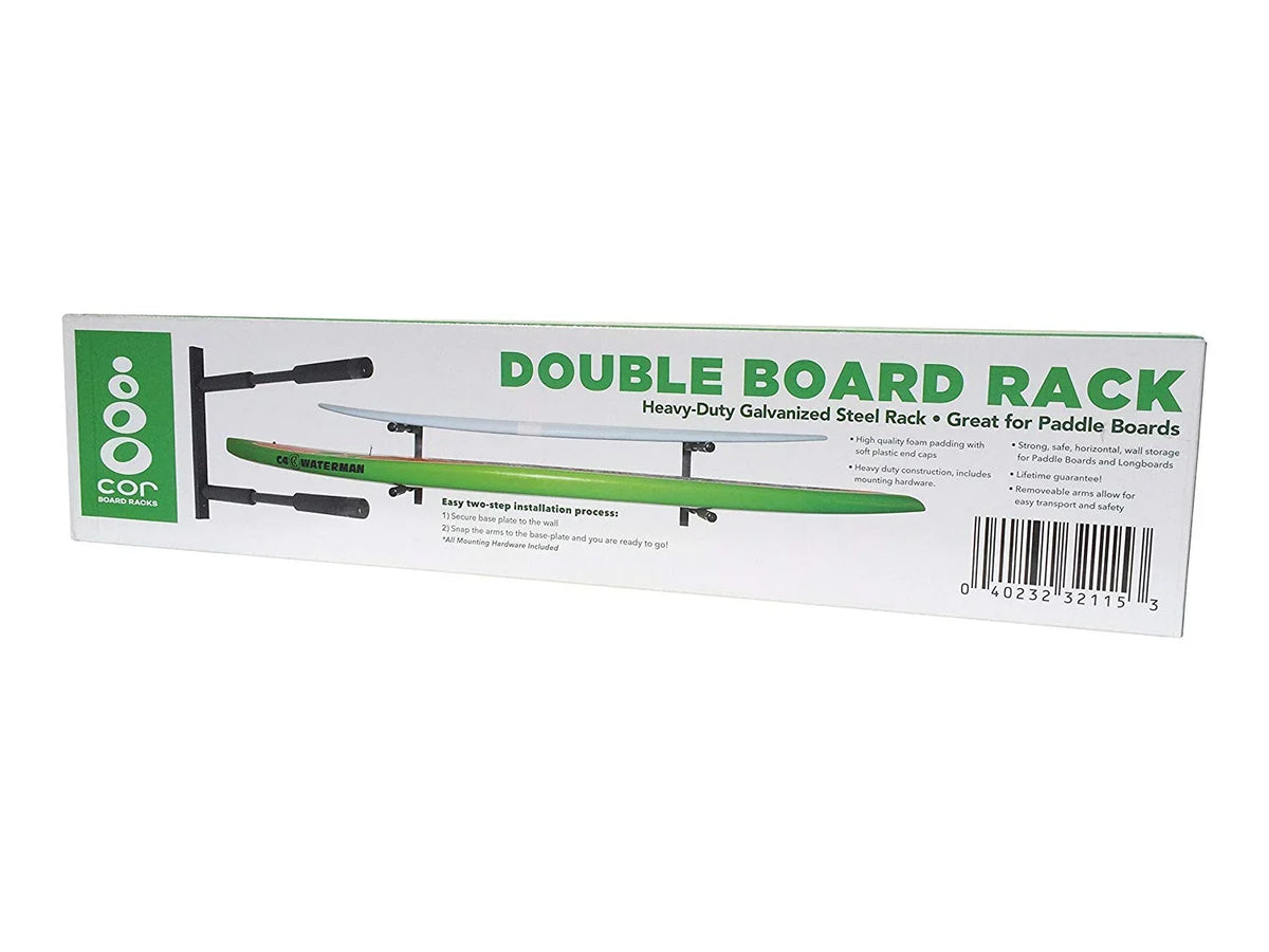 Cor | Mount Included Boards Duty | Free Hook Wall Paddle 2 Surf SUP Heavy | Surfboard Paddle | Board | Double Rack