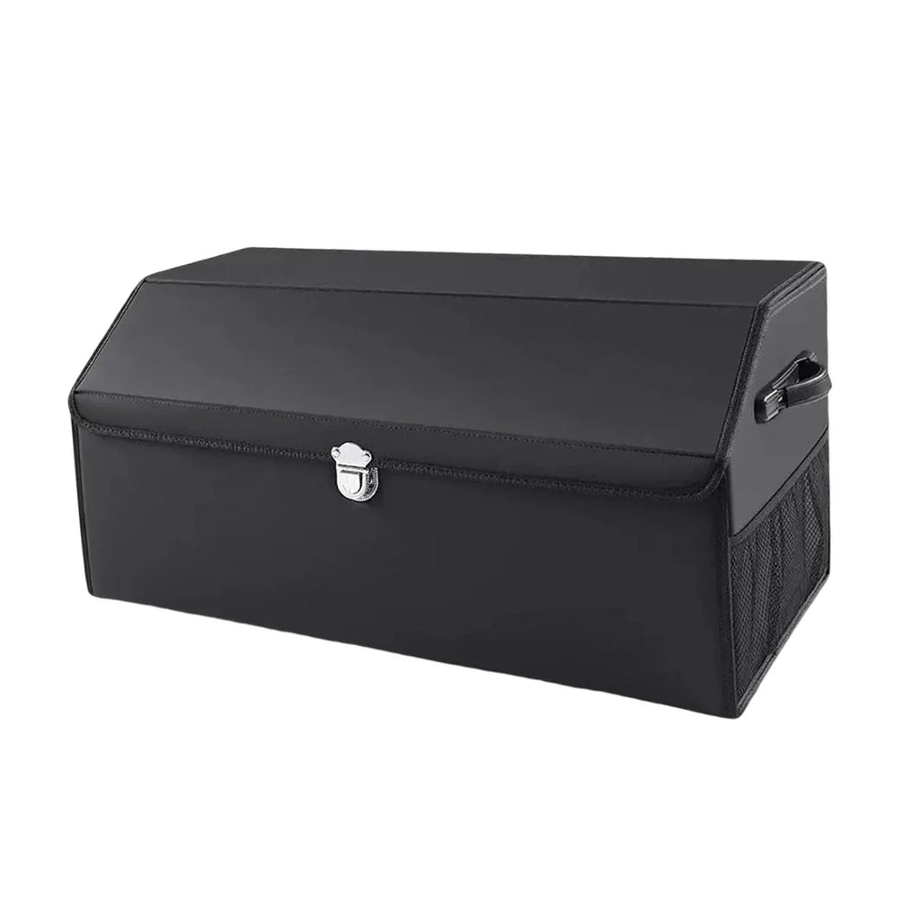 Bin Car Box for Storage Foldable Dustproof Cars Car Trunk Organizer Handles with L