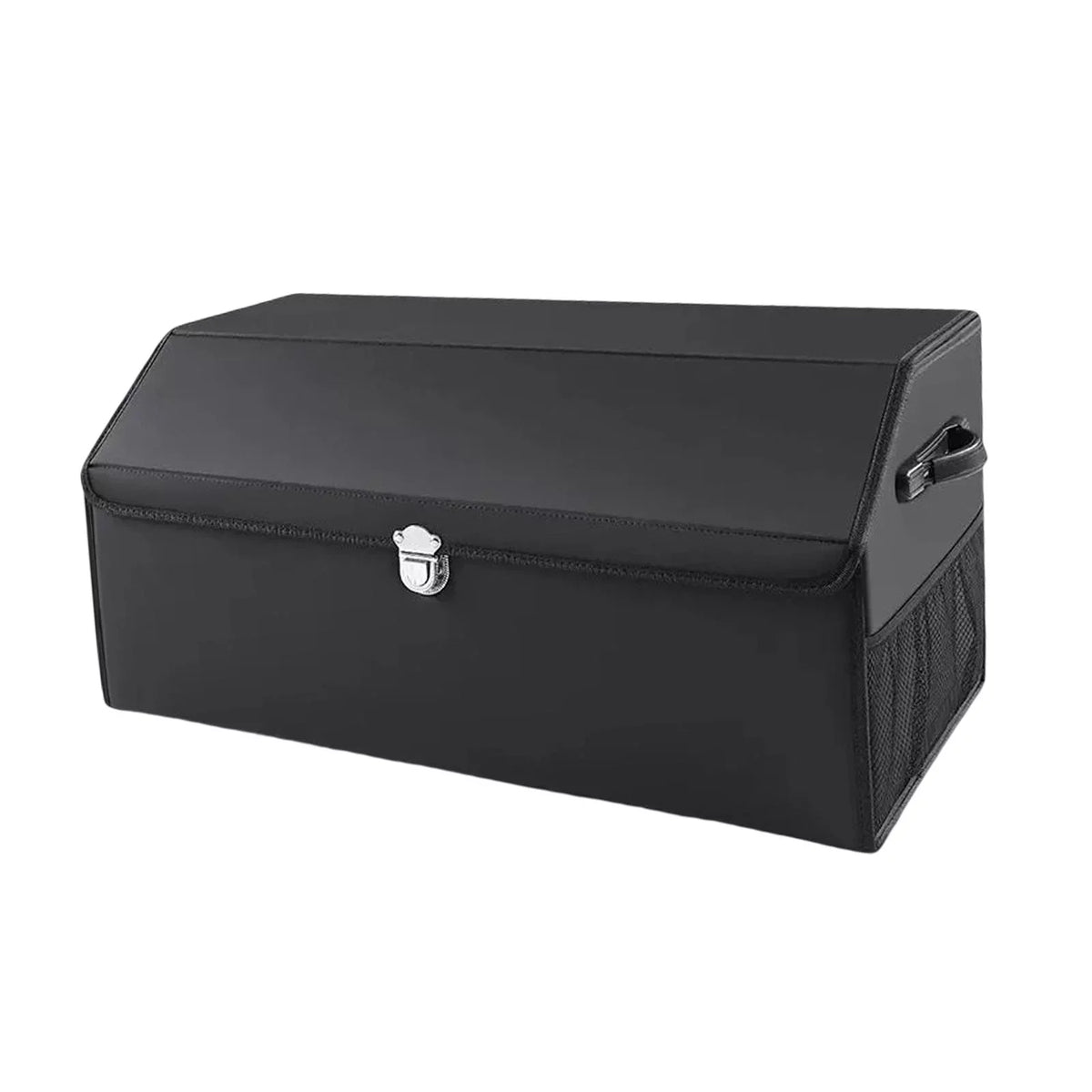 Bin Car Box for Storage Foldable Dustproof Cars Car Trunk Organizer Handles with L