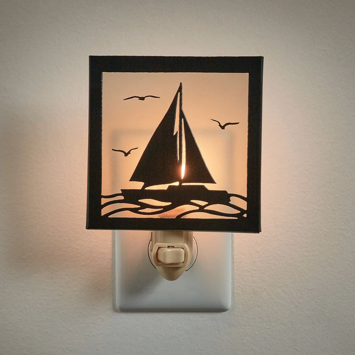 Silhouette Park Sailboat Night Designs Light