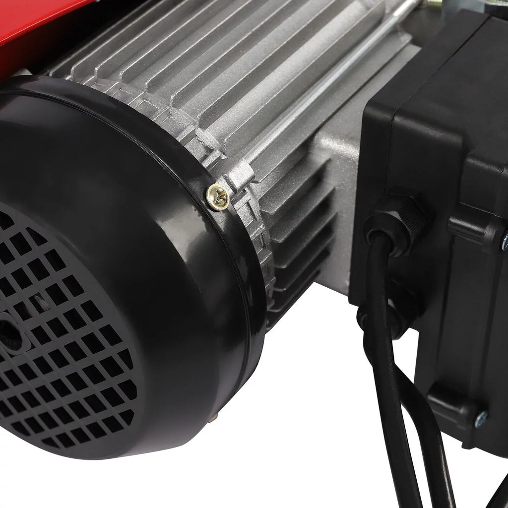 Portable Hoist Winch Remote 110V Winch 1543lbs Electric W/ Control Wire Electric
