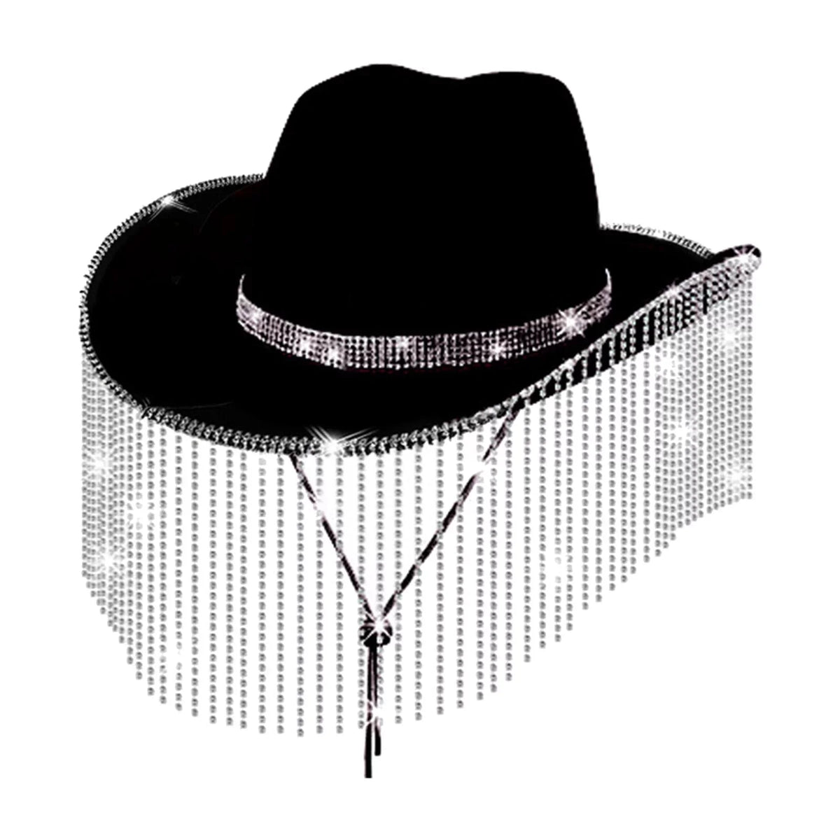 Street Hat Beach Unisex Strap Hat Men Segolike for Festivals Chin Cowgirl Camping Backpacking Black Hat Lightweight Sun Sun with Sunhat Cowboy Protection