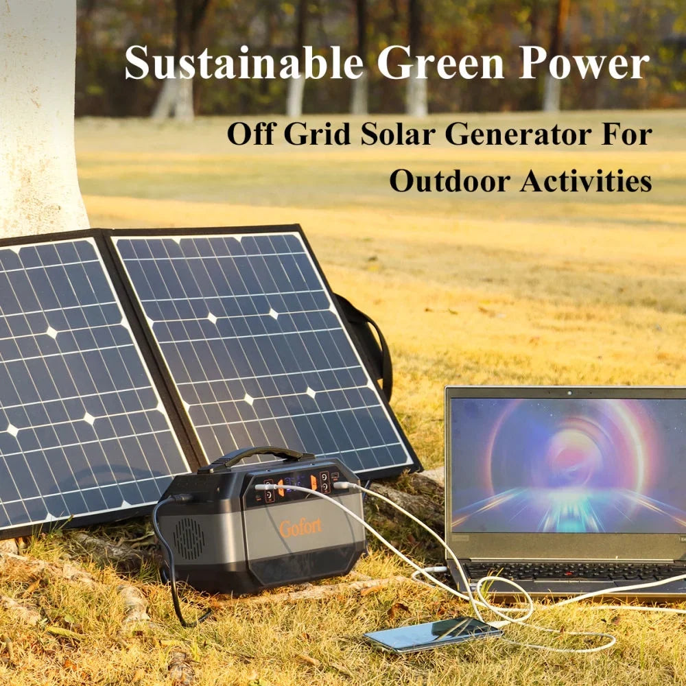 DC Power USB Solar Supply and 12V 4X Portable Station, CPAP, 2X 299Wh with Outlets Travel, Outlets, Camping, AC RV Power Power 330W for Outdoor 110V Emergency Backup 4X Outlets Home Generator