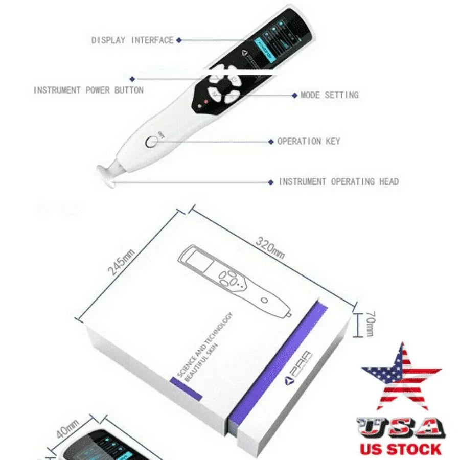 Pen Plasma Tighten Eyelid Beauty 2 in 1 Wrinkle Lifting Anti Fibroblast Ozone Spa Skin