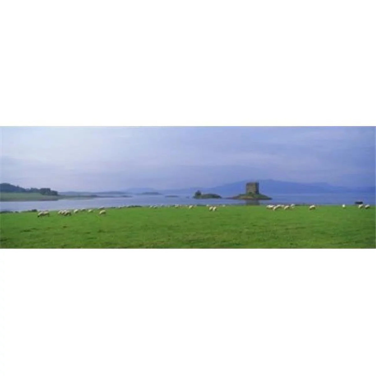 '- by Poster Loch x island Print Linnh Glencoe Castle an 36 Castle on 12 Stalker Scotland