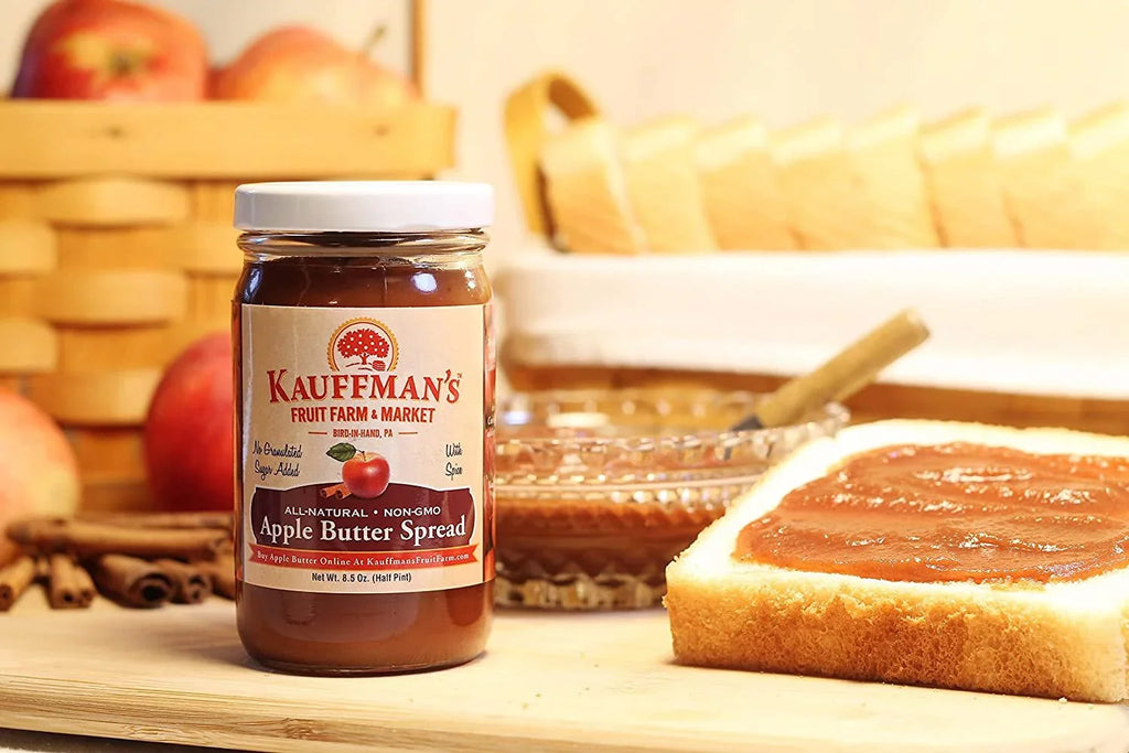 Apple Pack Butter 8.5 Cinnamon Homemade Fruit Spread, 2 Kauffman's of Farm Oz.